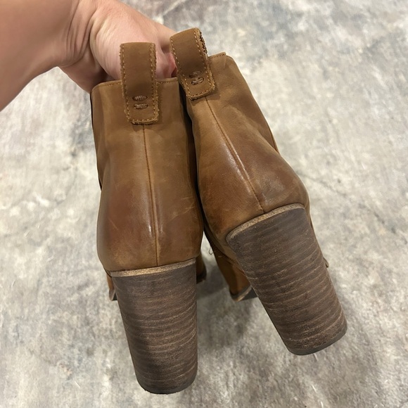 BP Tan Heeled Ankle Boots - Picture 4 of 8